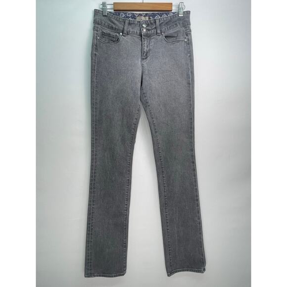 Vintage Paige Hidden Hills Gray Straight Leg Jeans Size 29 Made in USA - Picture 1 of 10